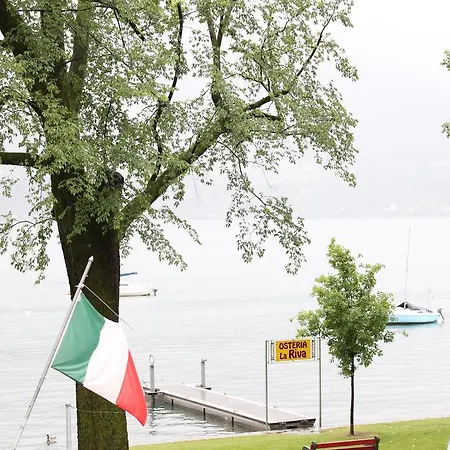 بيت ضيافة Osteria La Riva Minusio